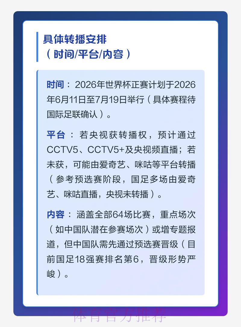 世界杯赛事实时转播最新官方入口